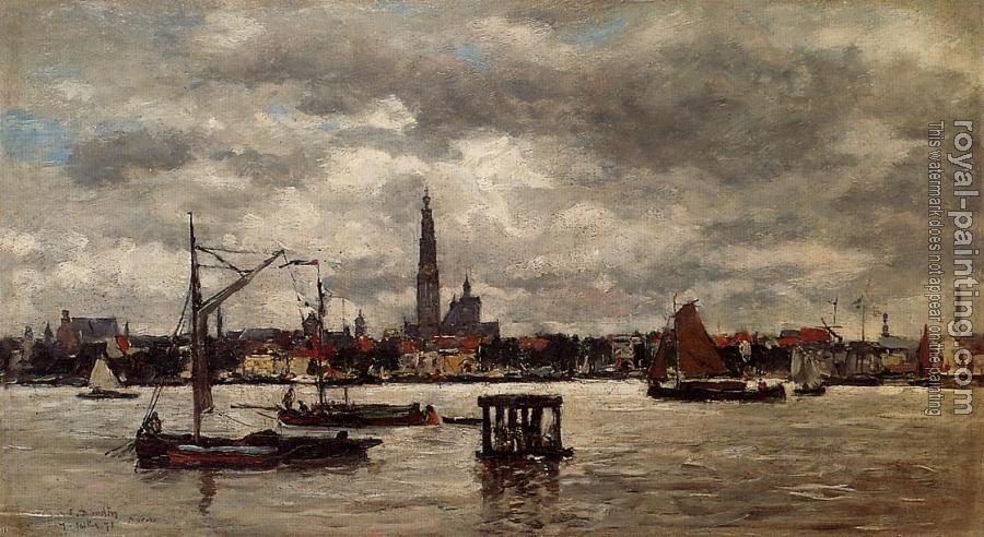 Eugene Boudin : Anvers, the Scheldt